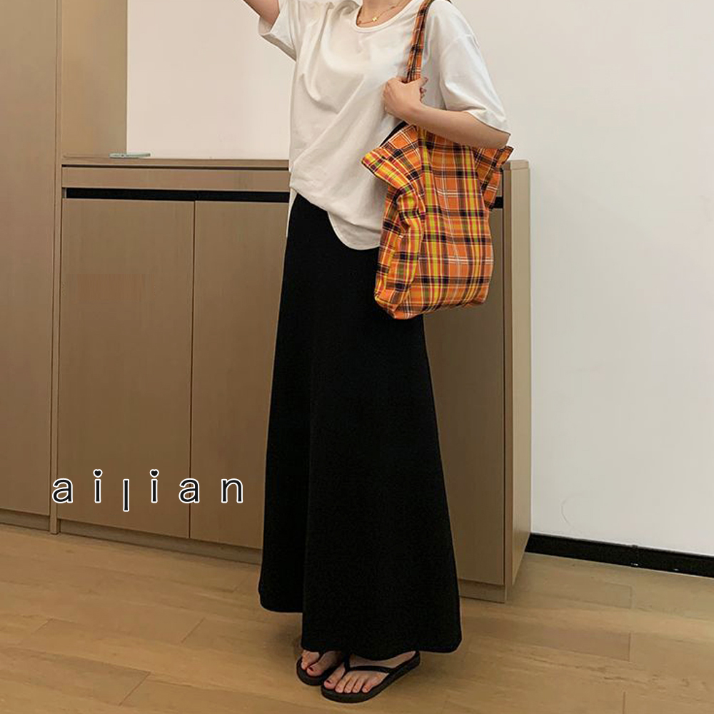 631527 孕婦裙 韓版高腰包臀顯瘦魚尾長裙 M-XXL $390