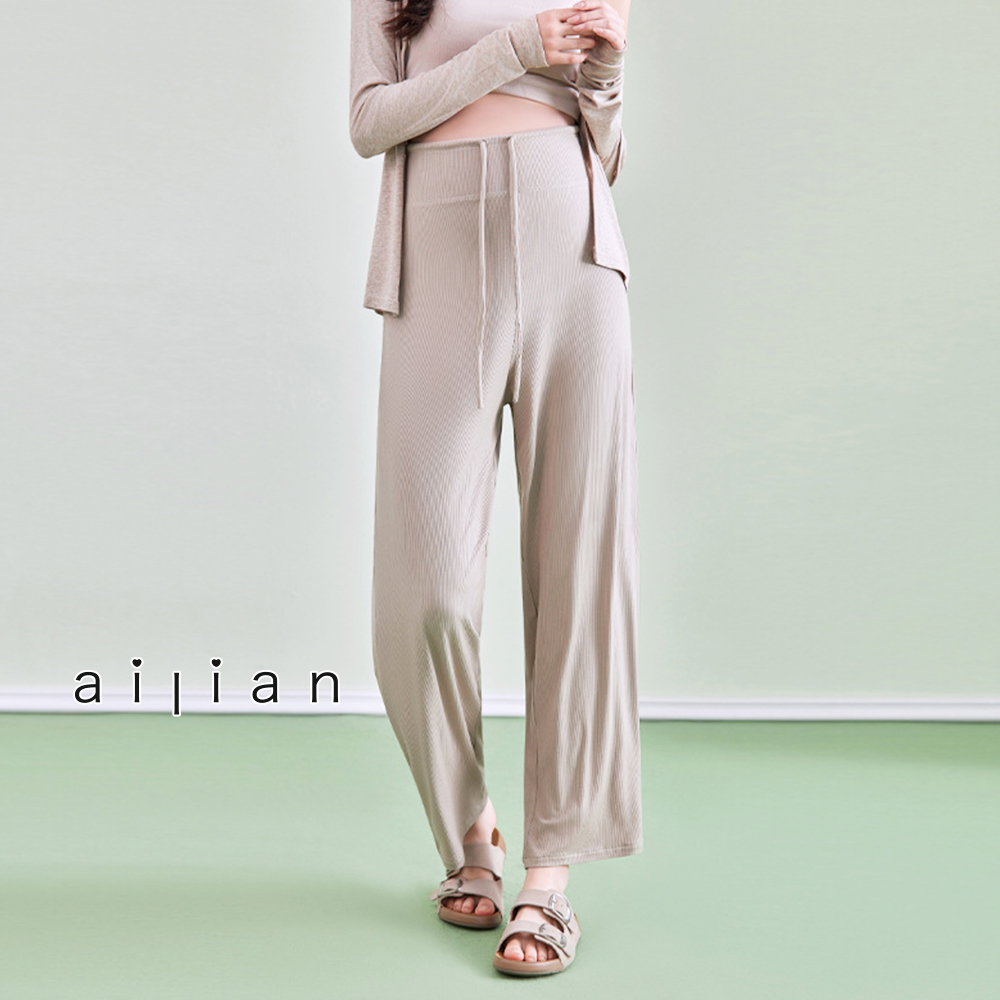 631540 孕婦褲 字母松緊後腰時尚顯瘦長褲 M-XL $390