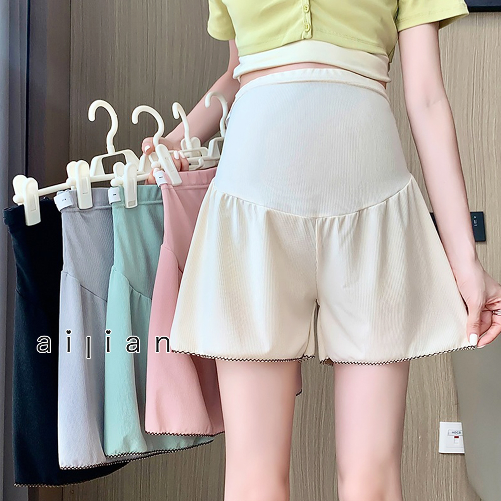 631552 孕婦褲 透氣鎖邊褲腳百搭安全短褲 M-XXL $190